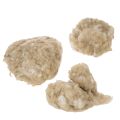 Schafwolle Beige 250g lose für Basteln und Dekoration | Floristik24.ch