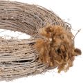 Schafwolle Braun Meliert 250 g