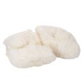 Floristik24 Schafwolle lose 250g Naturwolle weiss meliert für Bastelarbeiten und Dekoration