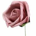 Floristik24 Foam Rose Ø15cm verschiedene Farben 4St