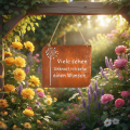 Deko-Schild aus Metall mit Rost-Optik 35×30 cm Pusteblume und Spruch für Garten und Balkon | Floristik24.ch