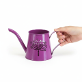 Deko-Giesskanne aus Metall Lila mit Pusteblumen-Motiv H12cm 2 Stück | Floristik24.ch