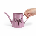 Metall Deko-Giesskanne Pink mit Pusteblumen-Motiv 12cm 2er Set für Innen- und Aussendekoration | Floristik24.ch