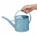 Deko Giesskanne Metall Blau 28x13x17cm 1,25l für Balkon und Garten | Floristik24.ch