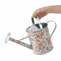 Deko Giesskanne Metall Ø18cm mit Blumendesign für Indoor-Gestaltung | Floristik24.ch