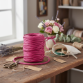 Papierkordel 6 mm x 23 m Pink – Bastelschnur aus Papier für Dekoration und Verpackung | Floristik24.ch