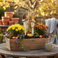 Deko-Gartenfigur Set aus Keramik Zwerg 16 cm 2-teilig für Pflanzkübel | Floristik24.ch