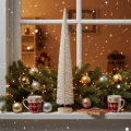 Deko Tannenbaum künstlich 60cm Weissgrau Innenbereich | Floristik24.ch
