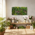 Künstliche Pflanzenwand aus Kunststoff 100 x 55 cm für Innenbereiche | Floristik24.ch