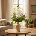 Künstliche Gladiole aus Textil und Kunststoff Weiss 88cm | Floristik24.ch