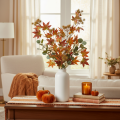 Künstlicher Herbstzweig Amberbaum mit Laub und Fruchtständen 132 cm | Floristik24.ch