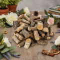 Deko-Holzstücke Birke mit Rinde 3 cm 300 g für Bastelarbeiten | Floristik24.ch
