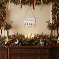 Metallschilder zum Hängen 21x14 cm mit Weihnachtsmotiven 2er-Set | Floristik24.ch