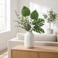 Philodendron künstlich, Dekozweig mit 2 Blättern, Grün, 48 cm | Floristik24.ch