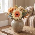 Künstliche Gerbera Kunstblume Apricot Ø11cm L50cm | Floristik24.ch