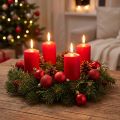 Mini Weihnachtskugeln Rot Ø3cm aus Kunststoff, 14 Stück | Floristik24.ch