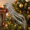 Lametta Silber Kunststoff Christbaumschmuck 50×40cm 2 Stück | Floristik24.ch