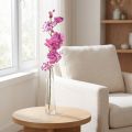 Phalaenopsis Orchidee künstlich mit 6 Blüten, Lila, 70cm | Floristik24.ch