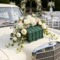 Nasssteckschaum Autohalter Grün 11 x 11 x 9 cm mit Saugnapf für Blumengestecke | Floristik24.ch