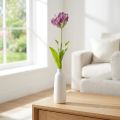 Künstliche Papageientulpe aus Kunststoff und Metall Lila 63cm | Floristik24.ch
