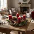 Deko-Türkranz aus Ästen und Eichenmoos Ø30 cm für Weihnachts- und Adventsdekoration | Floristik24.ch