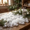 Deko-Schneeflocken aus Polyester Weiss 40g × 3 Stück | Floristik24.ch