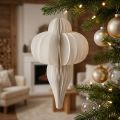 Weihnachtskugel aus FSC-Papier