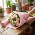 Floristen-Krepppapier Rosa 50x250cm | Floristik24.ch
