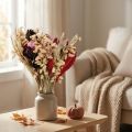 Trockenblumen Wildblumenstrauss Natur-Pink 30 cm | Floristik24.ch