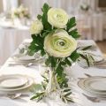 Künstliche Ranunkeln Seidenblumen Weiss 34cm | Floristik24.ch