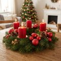 Mini Weihnachtskugeln aus Glas Rot Matt und Glänzend Ø2,5 cm 22 Stück | Floristik24.ch