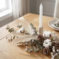 Deko-Federn aus echten Vogelfedern, 20g, champagnerfarben, 16–20cm, Bastel- und Dekozubehör | Floristik24.ch