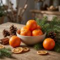 Deko-Mandarinen Kunstobst aus