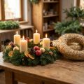 Strohkranz Natur Ø 35 cm – Dekokranz aus Stroh für Bastelarbeiten und Advent, 5er Set | Floristik24.ch