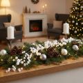 Schneeballgirlande L75cm weiß | Floristik24.ch