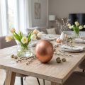 Straußeneischale Kupferfarben 12cm Durchmesser Osterdeko | Floristik24.ch