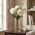 Künstliche Dahlie Weiss mit Knospe, H57cm, Kunststoff | Floristik24.ch