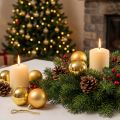 Weihnachtskugeln aus Kunststoff Gold 6cm, 12 Stück | Floristik24.ch