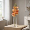 Orchidee künstlich Phalaenopsis 78cm Rot Gelb Kunststoff | Floristik24.ch
