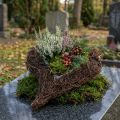 Rebenherz zum Bepflanzen Natur 30cm x 25cm | Floristik24.ch