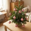 Mini Weihnachtskugeln Altrosa Glas Ø2,5 cm 22 Stück | Floristik24.ch