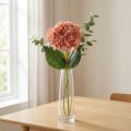 Künstliche Hortensie Rosa 80cm aus Kunststoff und Seidenstoff | Floristik24.ch