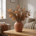 Grasbusch Braun 48cm Kunstpflanze für herbstliche Dekoration | Floristik24.ch