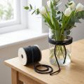 Jutekordel Schwarz 8mm Ø, 7m Länge, natürliche Jutefaser, Dekoseil für Geschenk- und Tischdekoration | Floristik24.ch