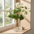 Künstliche Wicken Weiss 85 cm aus Stoff und Kunststoff für Dekoration | Floristik24.ch