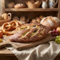 Dekoration Rosinenbrot Kunststoff - Künstliche Lebensmittelattrappe 22 cm für Schaufenster | Floristik24.ch