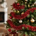 Lametta-Girlande Rot 270cm – Glänzende Weihnachtsdeko | Floristik24.ch