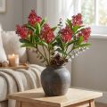 Künstliche Blumen Skimmia Rot 45 cm 2er-Set | Floristik24.ch