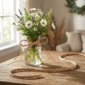 Geflochtenes Strohband Dekoband Naturmaterial 2cm x 4m für Dekoration und Bastelarbeiten | Floristik24.ch
