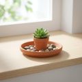 Topfuntersetzer aus Terrakotta Ø8,8cm für Pflanzen und Dekoration | Floristik24.ch